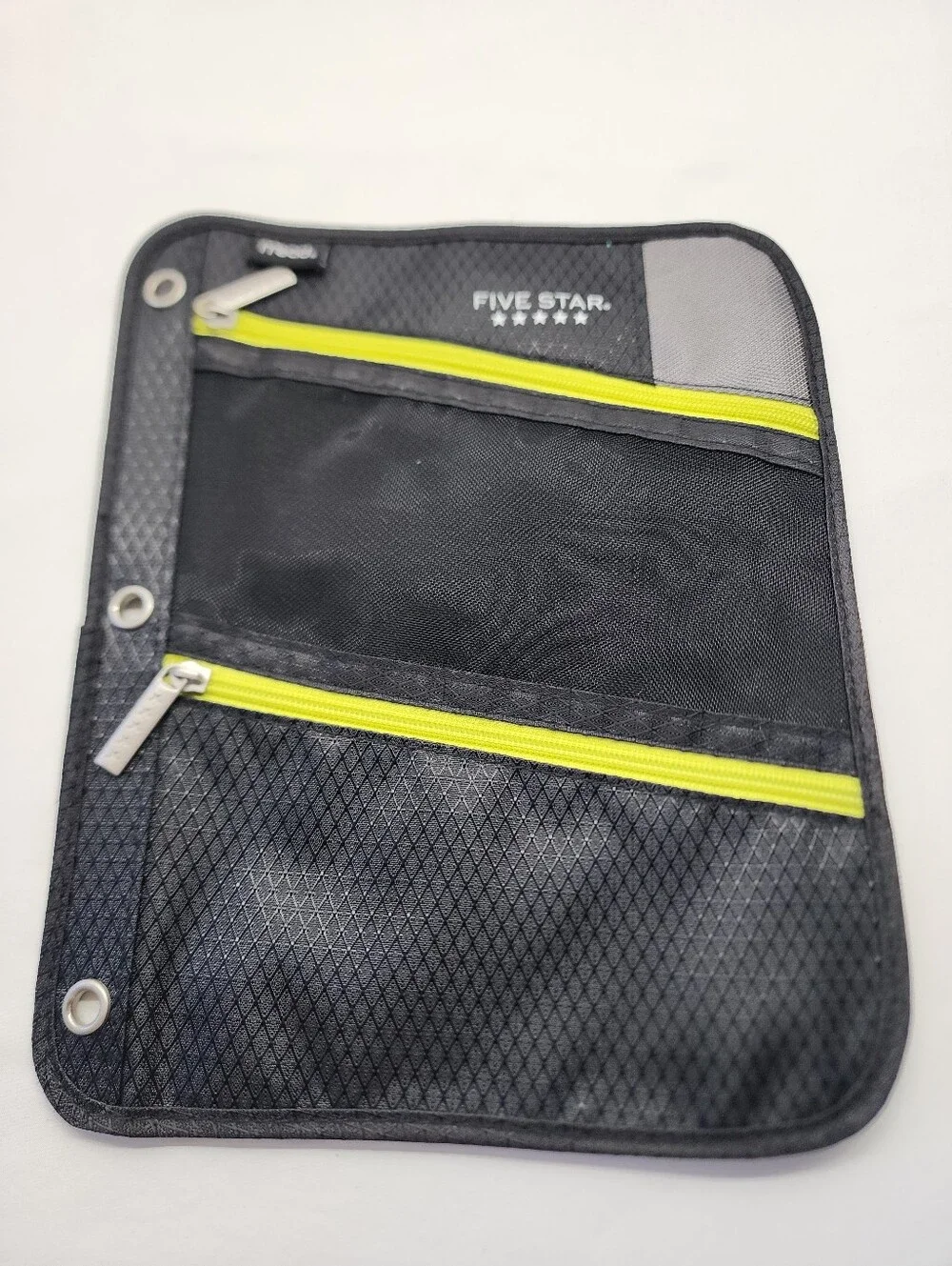 3pc Five Star & Patterned Pencil Pouches